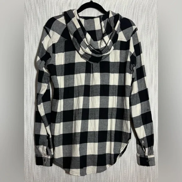 Columbia Black and White Plaid Men's Shirt - Picture 3 of 3